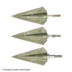 Bear Razorhead Variable Weight System Double Bevel Broadhead Kit (150gr-250gr)